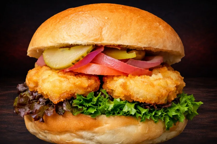 Chicken Nugget Burger