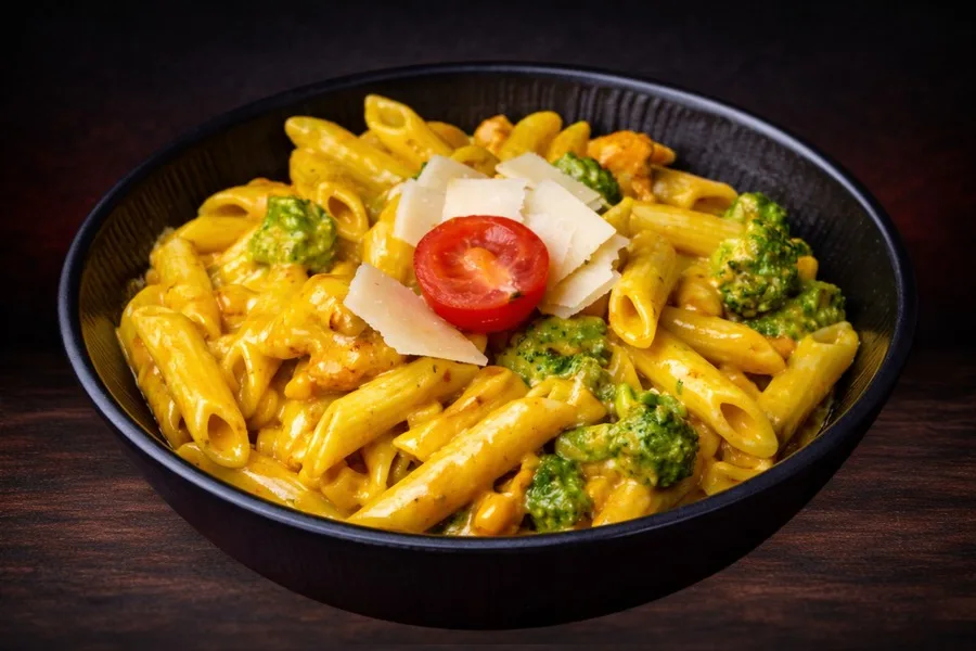 Pasta Curry Cream Chicken